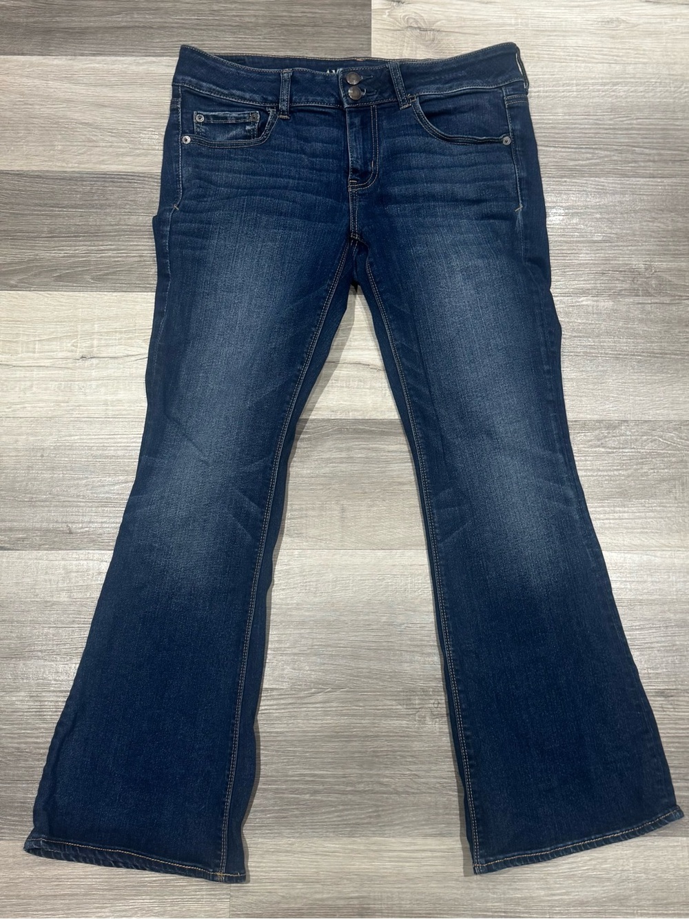 American Eagle AE Artist Flare Jeans Size 12 Short